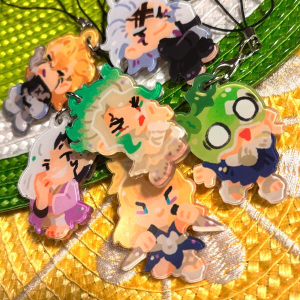 Crunchy Scientists - Acrylic Mini Charms